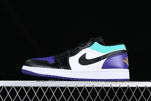 All categories Air Jordan Jordan series basketball shoes Air Jordan 1 Low Z version Air Jordan 1 Low AJ1 Joe 1 color matching cultural low-top casual sneakers 553558-154